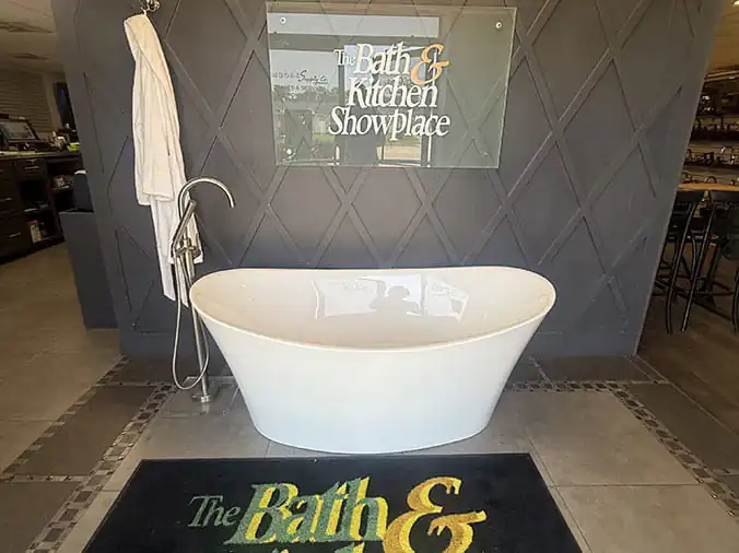 The Bath & Kitchen Showplace entrance in Brazosport County Ttexas
